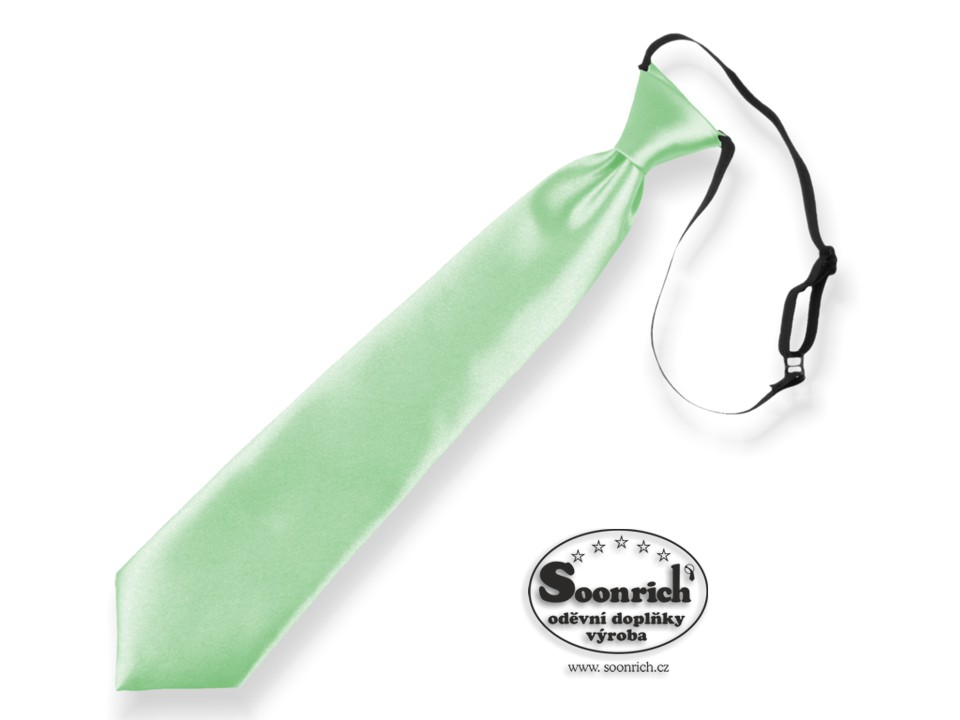 kravata dtsk zelen na gumiku