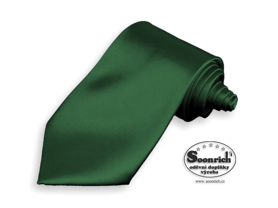 kravata tmav zelen